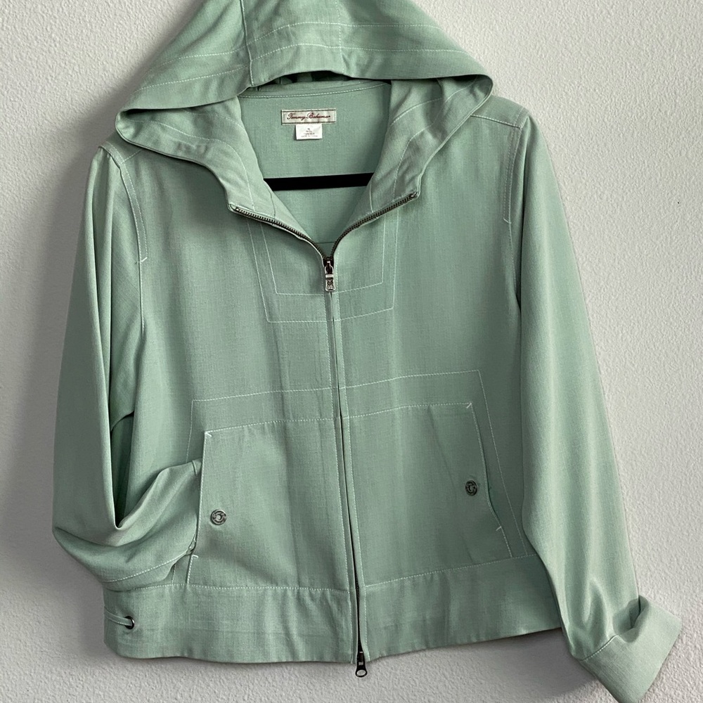 COPY - Tommy Bahama hooded 100% silk jacket